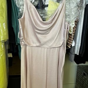 ChiChi London Teagan Cowl Neck Satin Dress